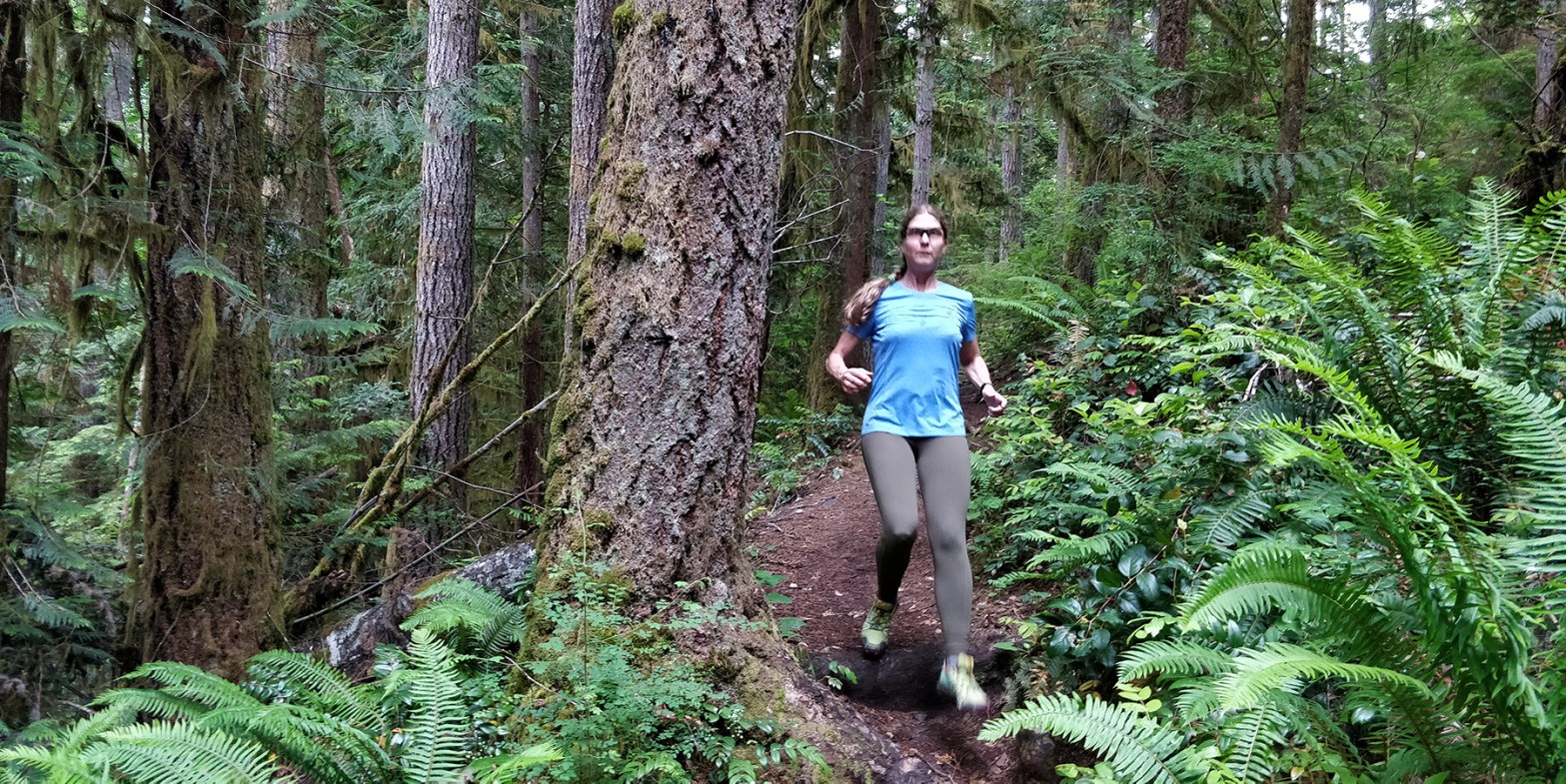 Jacqueline Windh trail running Port Alberni